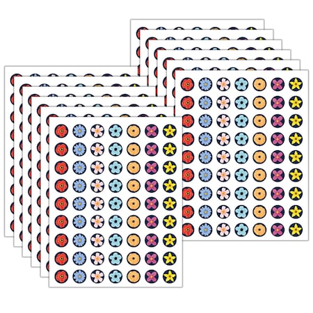 Teacher Created Resources Wildflowers Mini Stickers, 7 Designs, 4536PK 6702